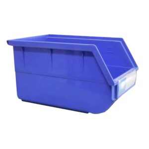 blue parts bin